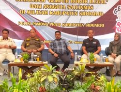 Satpol PP Kabupaten Sidoarjo Gelar Sosialisasi “Gempur Rokok Ilegal” Bagi Anggota Satlinmas