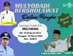 Desa Mulyodadi Kecamatan Wonoayu Memperingati Sedekah Bumi