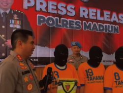 Polres Madiun Tangkap Komplotan Perampok Truk Rokok Nilai Milyaran