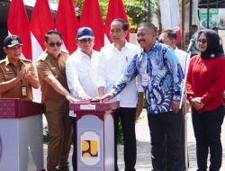 Presiden Jokowi Resmikan Inpres Jalan Daerah Penghubung Kabupaten Kota Madiun
