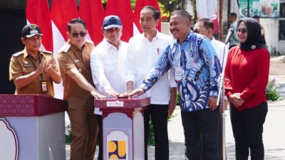 Presiden Jokowi Resmikan Inpres Jalan Daerah Penghubung Kabupaten Kota Madiun
