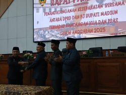 DPRD Kabupaten Madiun Setujui Rancangan KUA – PPAS Tahun Anggaran 2025
