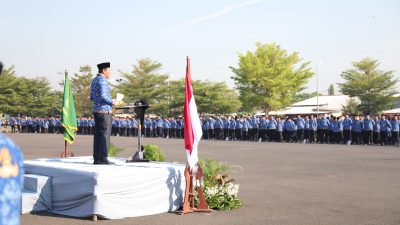 Plt. Bupati Sidoarjo Hadiri Apel Peringatan Harhubnas 2024, Santuni Anak Yatim dan Apresiasi Kinerja Dinas Perhubungan