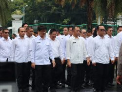 Bupati dan Wakil Bupati Terpilih Lampung Utara Mengikuti Gladi Persiapan Pelantikan Kepala Daerah Serentak