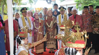 Apresiasi Budaya Kabupaten Lampung Utara 2025, Menyambut Kedatangan Bupati dan Wakil Bupati Usai Dilantik