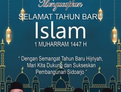 DPRD Kabupaten Sidoarjo: “SELAMAT TAHUN BARU ISLAM 1447 H”
