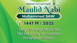 DPRD Kabupaten Sidoarjo mengucapkan Selamat Memperingati Maulid Nabi Muhammad SAW 1447 H / 2025