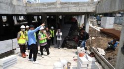 Proyek Doubel Deck Parking RSUD R.T. Notopuro Disidak Bupati Sidoarjo