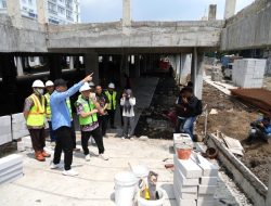 Proyek Doubel Deck Parking RSUD R.T. Notopuro Disidak Bupati Sidoarjo