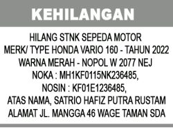 Kehilangan STNK