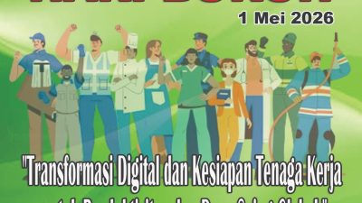 Pimpinan dan Anggota DPRD Kabupaten Sidoarjo mengucapkan Selamat Hari Buruh 2026