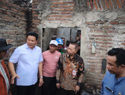 Korban Kebakaran Rumah di Desa Grinting, Dapat Bantuan Dari Pemkab Sidoarjo