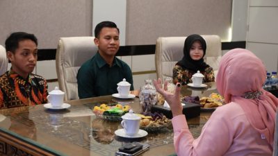 Tiga Perwakilan Pelajar Sidoarjo Untuk Delegasi Jambore Hijau, Usung Gerakan Tukar Sampah Jadi Bibit