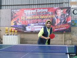 Turnamen Tenis Meja Hj.Mimik Idayana Cup 1 Tahun 2026, Resmi Dibuka