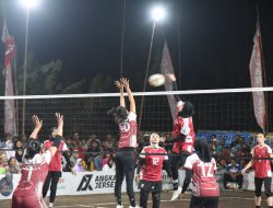 Wabup Sidoarjo Buka Turnamen Voli Putri Kebonsari Cup 1