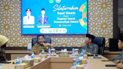 Menguatkan Harmonisasi, Bupati Sidoarjo Subandi Silaturahmi ke PD Muhammadiyah