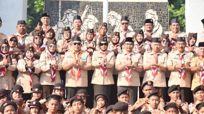 Wabup Mimik Pimpin Ziarah Makam Pahlawan Mengingatkan Sejarah, Semangat Pengabdian di Hari Pramuka ke-65
