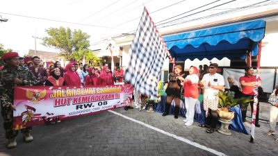Semarak Karnaval HUT ke-81 RI di Jala Griya, Wakil Bupati Mimik Idayana Ajak Warga Jaga Semangat Gotong Royong