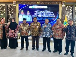 Jajaran Direksi Delta Tirta yang Baru Resmi Bekerja, Tanda Tangani Kontrak Kinerja 5 Tahun