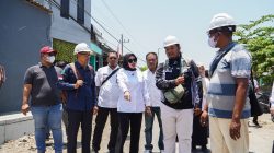 Cegah Banjir, Pemkab Sidoarjo Lakukan Betonisasi dan Tinggikan Jalan Kedungbanteng Tanggulangin