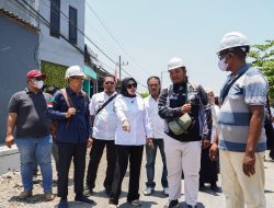 Cegah Banjir, Pemkab Sidoarjo Lakukan Betonisasi dan Tinggikan Jalan Kedungbanteng Tanggulangin