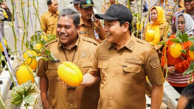 Bupati Subandi Resmikan Wisata Petik Melon Premium BUMDes Sidorejo